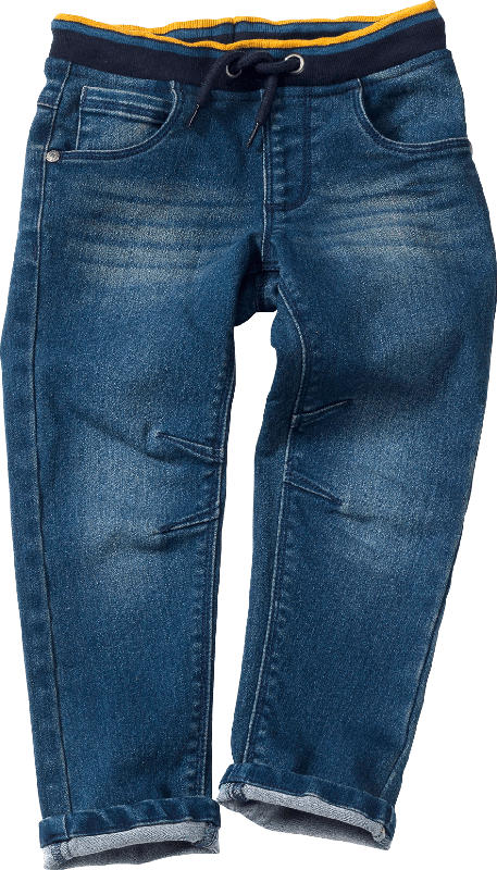 PUSBLU Kinder Hose, Gr. 104, mit Baumwolle, blau