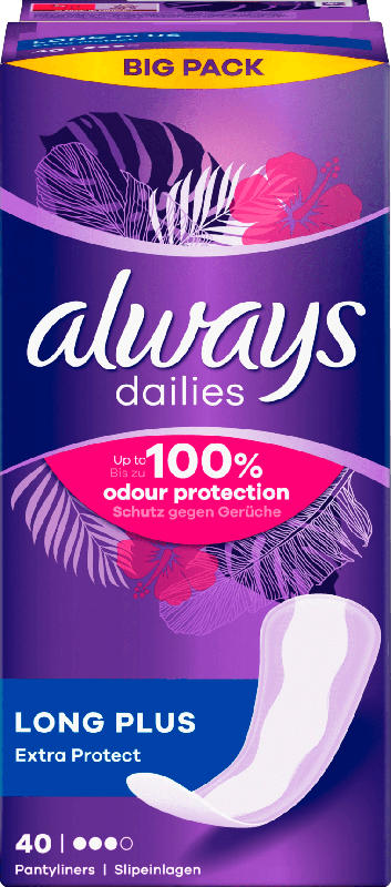 always Slipeinlage Extra Protect Long Plus BigPack