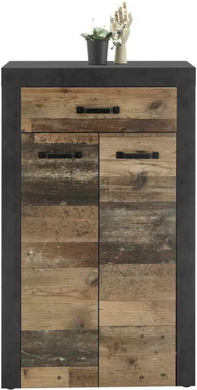 Schuhschrank in Braun/ Dunkelgrau ´JONES´