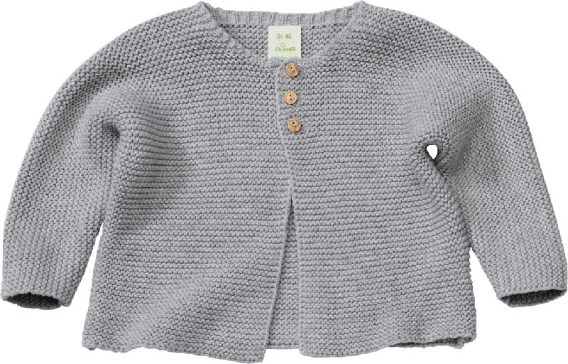 ALANA Baby Jacke, Gr. 62, in Bio-Baumwolle, grau