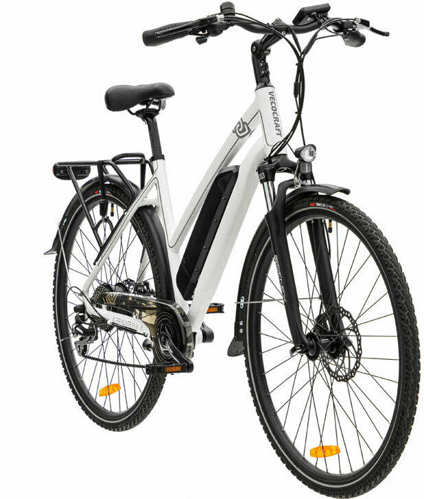 Trekking E-Bike „Athena 8“, 17,5 Ah, weiß 17,5 Ah