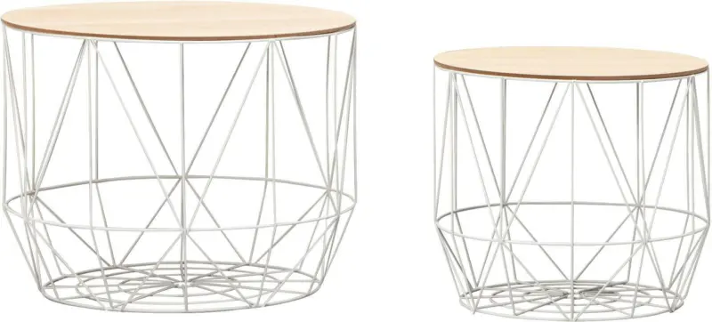 Couchtischset 'WL6.080', 2- er Set, braun