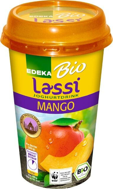 EDEKA Bio Lassi Joghurtdrink Mango