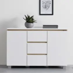 SIDEBOARD in weiß 'Mia'