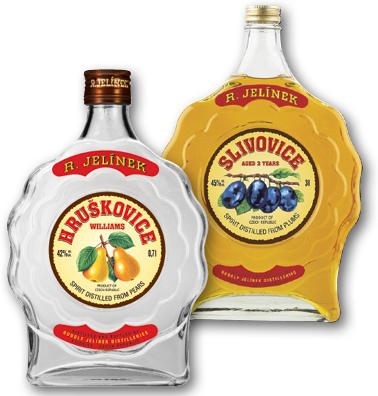 SLIWOWITZ WEISS, GOLD, BIRNENSCHNAPPS 42-45% 0,7 L
