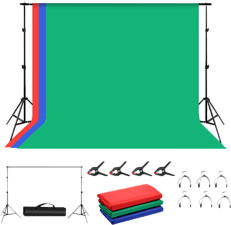 PULUZ PKT5205 Green Screen Studio - Sfondo-Kit (Multicolore)