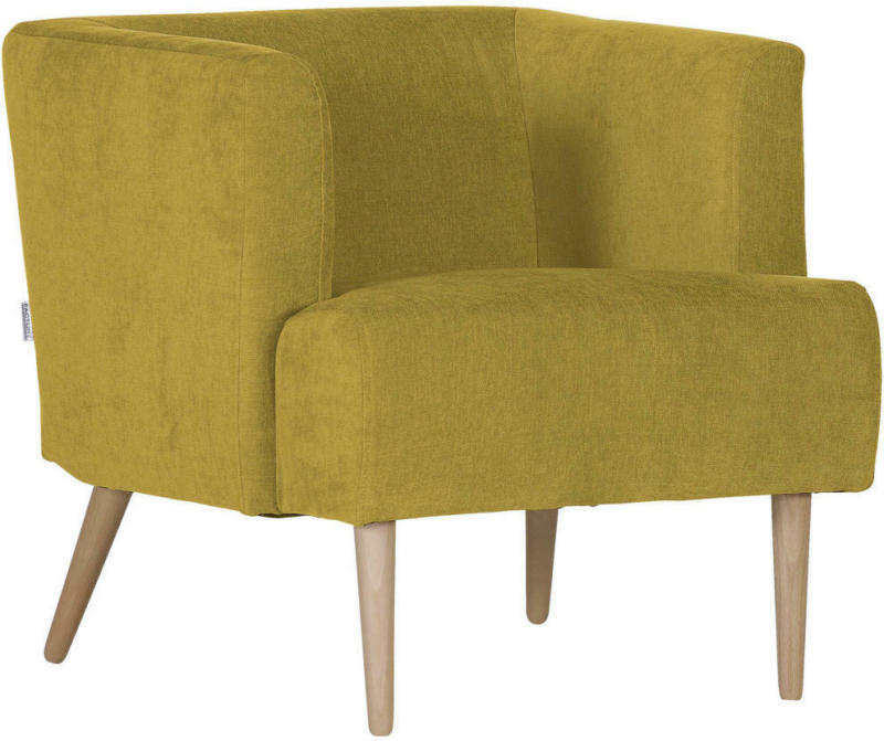 Sessel in Textil Gelb