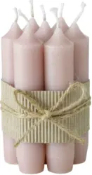 Stabkerzenset Melia in Hellrosa, 7 Stk.
