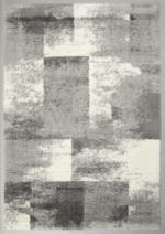 mömax Spittal a. d. Drau Hochflorteppich Quadrat in Grau/Weiß ca. 120x170cm