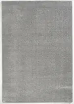 mömax Hochflorteppich HF Soft in Silberfarben ca. 140x200cm