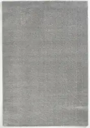 Hochflorteppich HF Soft in Silberfarben ca. 140x200cm