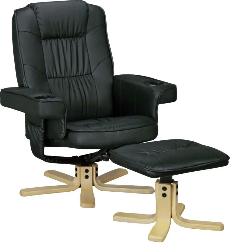 Relaxsessel - Set 'SPM1.154' , schwarz