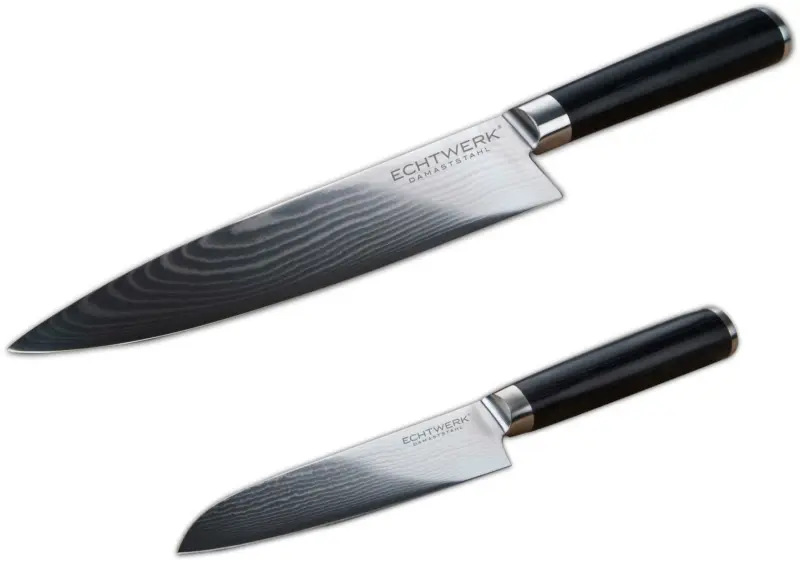 Messerset Damaszener aus 67-lagigem Damaststahl