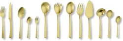 Besteckset Avelino in Goldfarben, 68-teilig