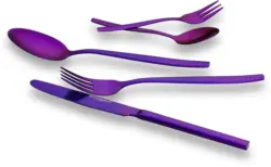Besteckset Positano Purple Edition, 30-teilig