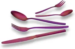 Besteckset Positano Red Edition, 30-teilig