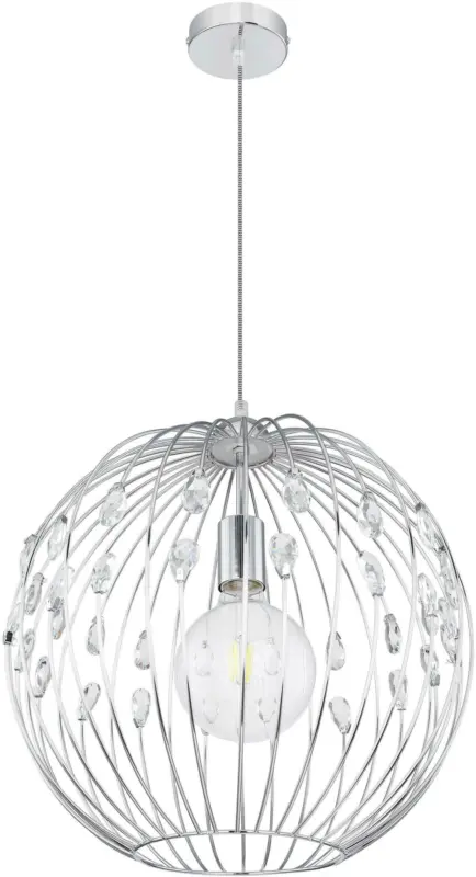 Hängeleuchte Kristall max. 60 Watt