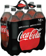OTTO'S Coca-Cola Zero Zucker 6 x 1,5 Liter -