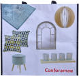 Einkauftasche mehrfarbig 49x22x44cm