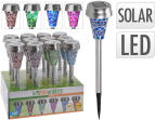 Bornes solaires LED BORNE LEDØ7.5x38cm 0W blanc