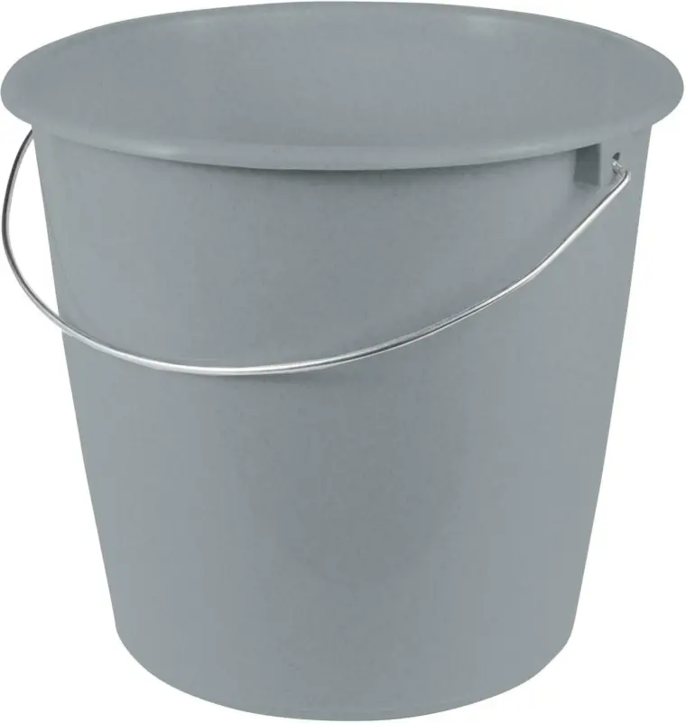 Eimer Rosi aus Kunststoff in Grau ca. 10l