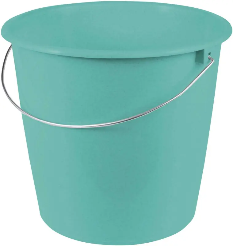 Eimer Rosi aus Kunststoff in Türkis ca. 10l