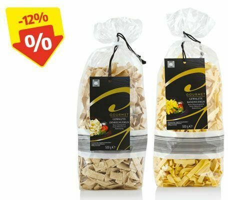GOURMET Gewalzte Bandnudeln