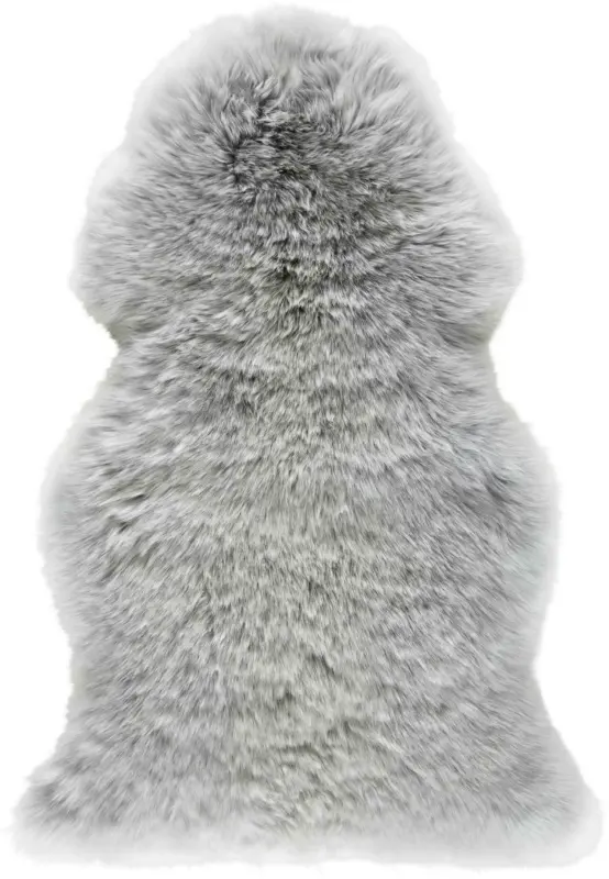 Schaffell Daciano in Silberfarben