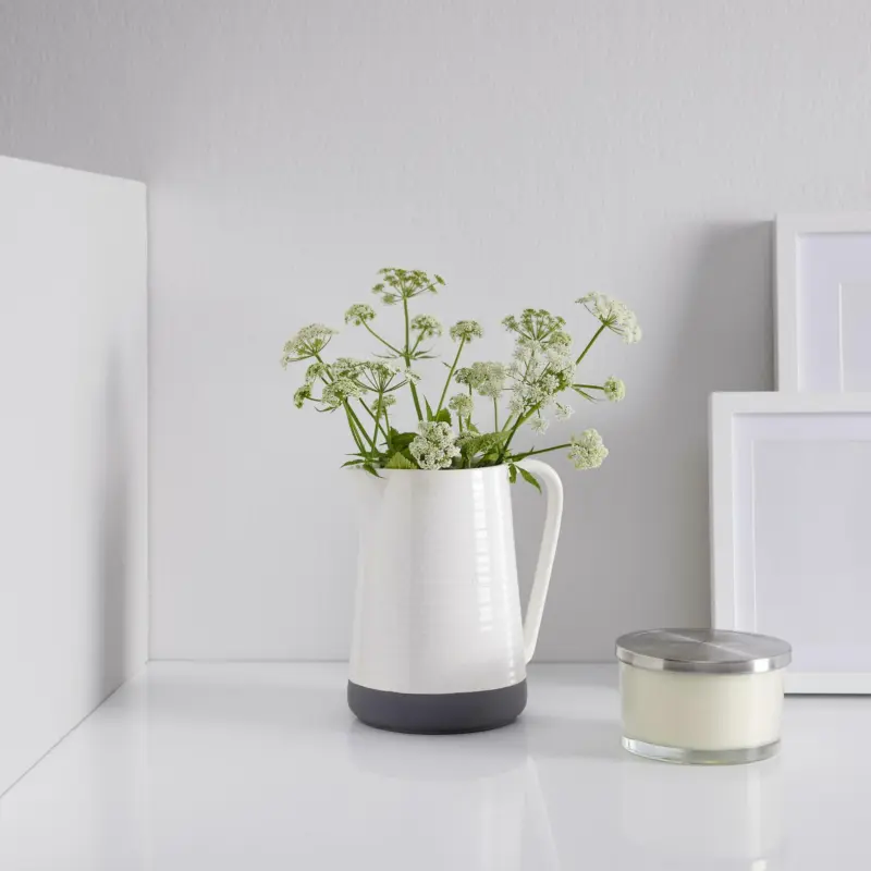 Vase Rezzo aus Steinzeug