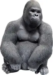 Dekotier Gorilla Schwarz