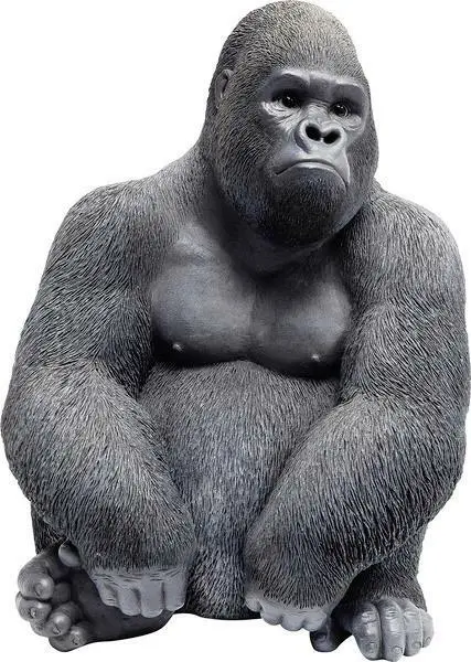 Dekotier Gorilla Schwarz