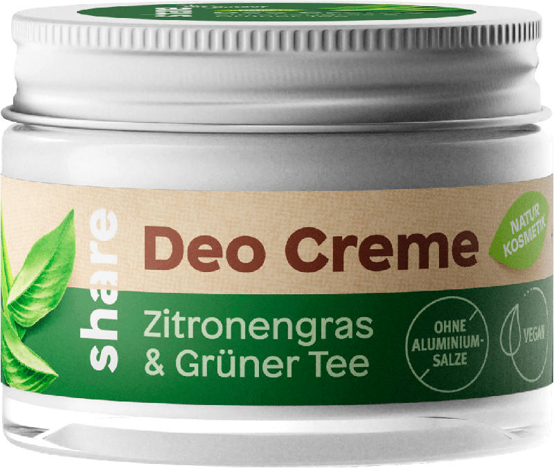share Deo Creme Deodorant Zitronengras & Grüner Tee