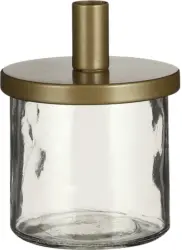 Kerzenhalter Elena aus Glas/Metall