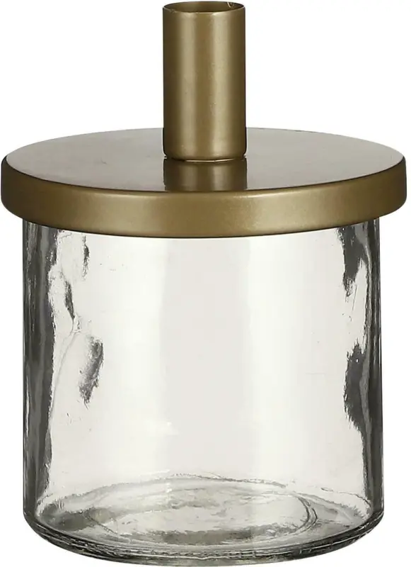 Kerzenhalter Elena aus Glas/Metall