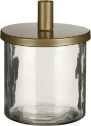 Kerzenhalter Elena aus Glas/Metall