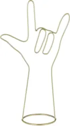 Skulptur Manus -PAZ- aus Metall