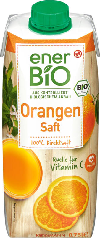 Succo d’arancia enerBiO , 75 cl