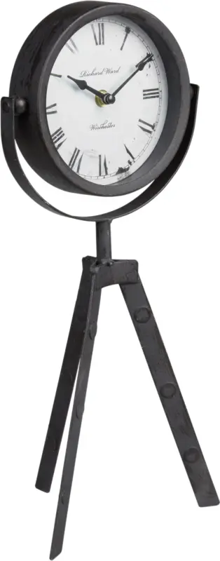 Tischuhr Dia in Schwarz