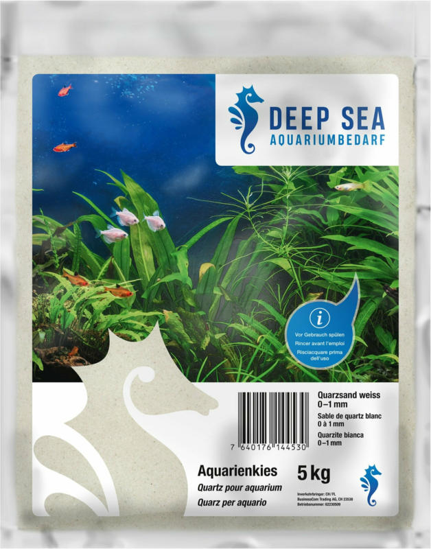 Deep Sea Aquarium Quarzsand weiss, 0-1mm, 5kg