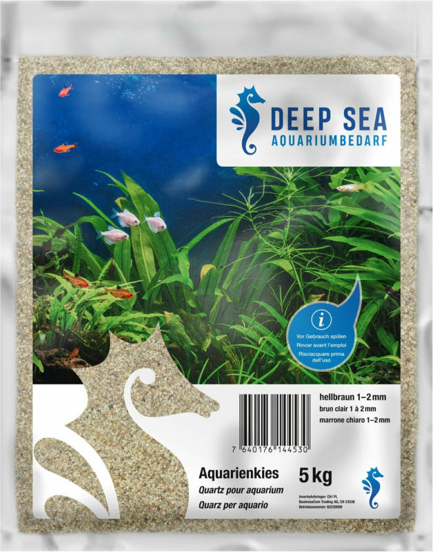 Deep Sea Aquariumkies hellbraun, 1-2mm, 5kg