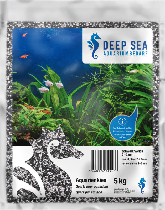 Deep Sea Aquariumkies schwarz-weiss, 5kg