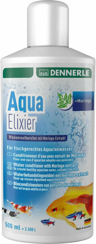 Dennerle Aqua Elixier Conditionneur d'eau, 500ml pour 2500l