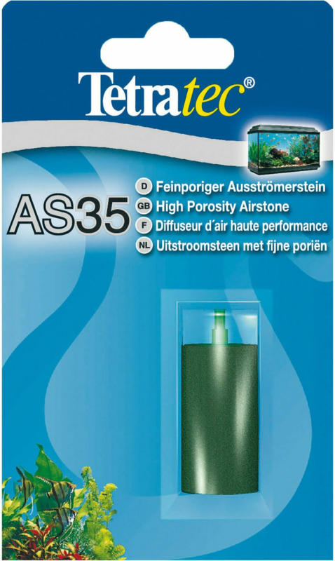 Tetra Tec Ausströmerstein AS 35 schwarz 35mm