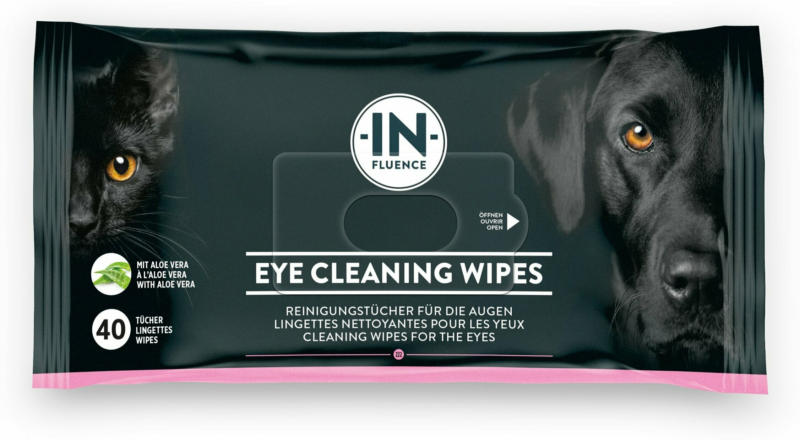 In-Fluence Reinigungstücher Augen Cleaning Wipes Eyes 40Stk.
