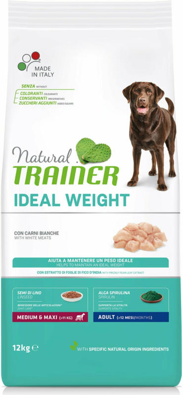 Trainer Nourriture pour chien Ideal Weight Medium & Maxi White Meat 12kg