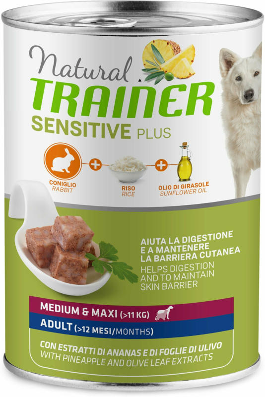 Trainer Nourriture pour chien Sensitive Plus Medium & Maxi Adult Lapin 400g