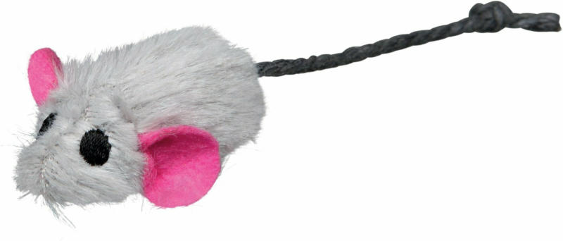 Trixie Souris en peluche avec herbe à chat 5cm 6 pièces