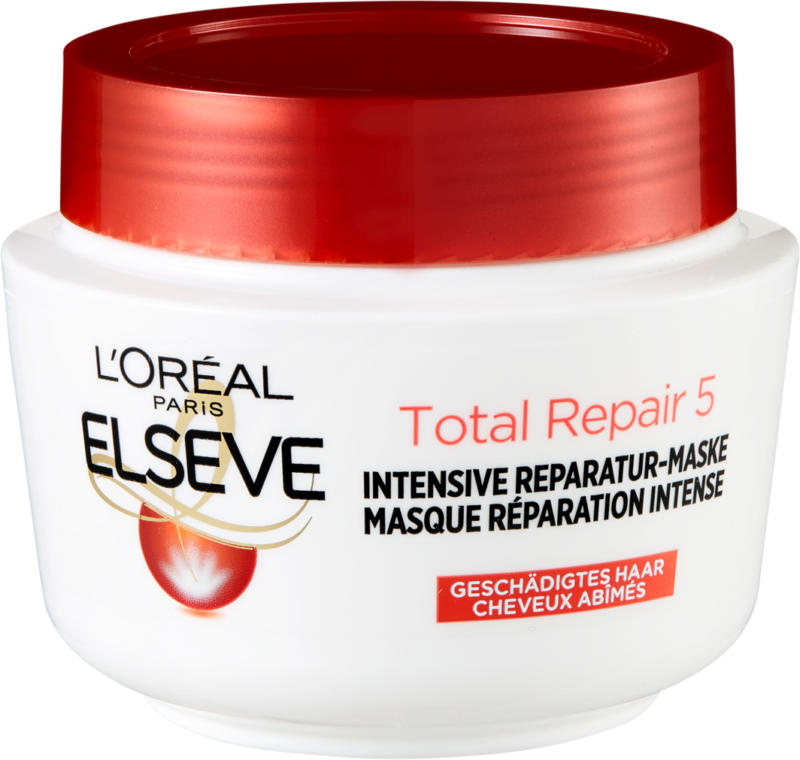 Maschera Anti-Rottura Riparazione Intensiva L'Oréal Elsève, 300 ml