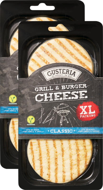 Gusteria Grill & Burger Cheese, 4 x 80 g