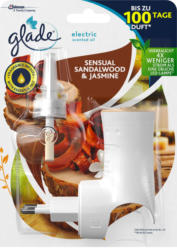 Deodorante per ambienti elettrico Glade, Sandelholz & Jasmine, 20 ml